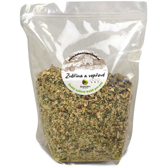 Sušený barf na cesty