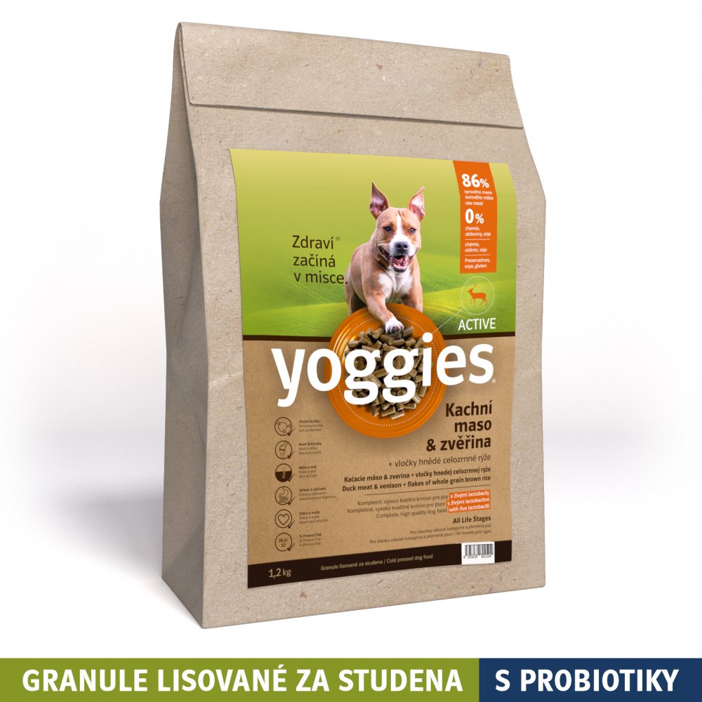 YOGGIES granule kachna+zvěřina 2 kg