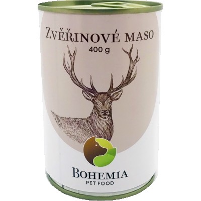ZVĚŘINOVÉ MASO ve vlastní šťávě 400 g