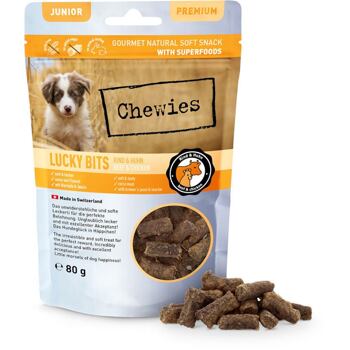 CHEWIES Lucky Bits junior Hovězí a kuře 80 g