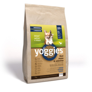 YOGGIES hypoalergenní granule s KOZÍM masem a br. vločkami 2 kg