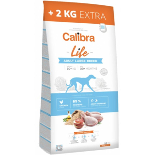 Calibra Dog Life Adult Large Breed Chicken 12+2kg