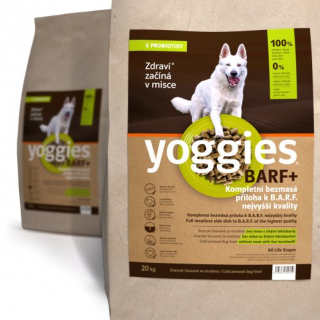 Yoggies BARF+ příloha k syrovému masu 20 kg
