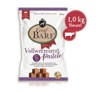 Graf Barf® Menu HOVĚZÍ PAŠTIKA 1 kg