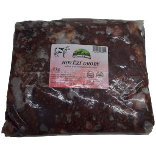 HOVĚZÍ DROBY hrubě mleté 1kg