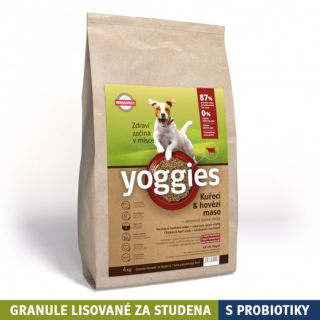 YOGGIES minigranule kuřecí+hovězí 5 kg