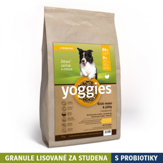 YOGGIES granule krůtí s jáhly 5 kg