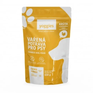 YOGGIES vařené KRŮTÍ s POHANKOU  650g