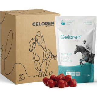 GELOREN pro koně 1350 g višňový