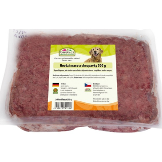 HOVĚZÍ maso a CHRUPAVKY 500 g