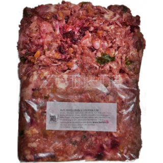 KUŘE s DROBY a ZELENINOU ml. 1 kg
