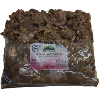 Hovězí NEPRANÉ DRŠTKY 1 kg Krkovička