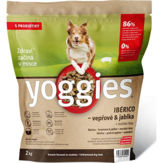 YOGGIES granule IBERICO vepřové maso s jablky 2 kg