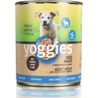 YOGGIES kozí konzerva s bramborem a mrkví 800 g